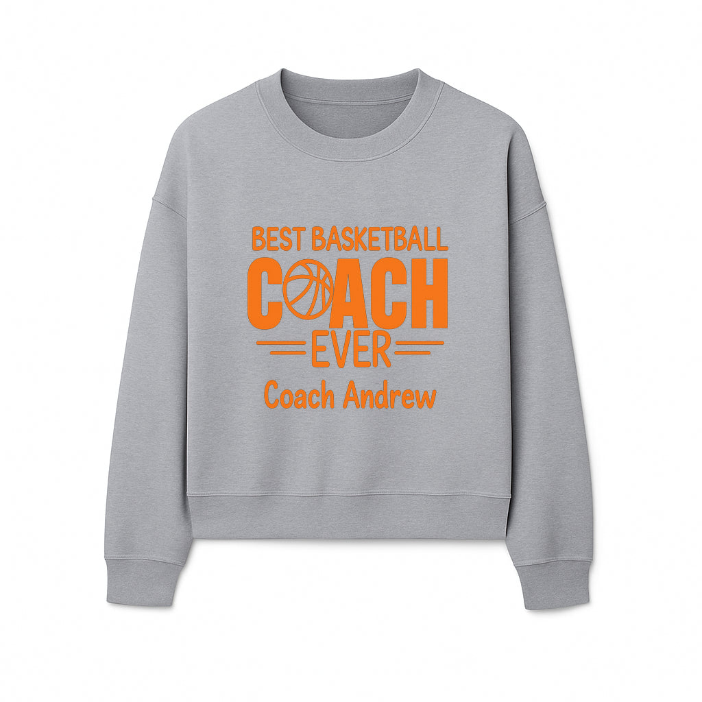 Best Basketball Coach Ever Plaque - Personalize for Coach Andrew | Unique Sports Gift, Basketball Coach Appreciation Decor - Sweatshirt 1758186572659.jpg