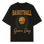Basketball Game Day T-Shirt | Sporty Athleisure Apparel | Perfect for Fans and Players | Trendy Athletic Wear - T-shirt 1758186572689.jpg