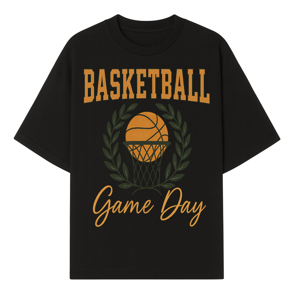 Basketball Game Day T-Shirt | Sporty Athleisure Apparel | Perfect for Fans and Players | Trendy Athletic Wear - T-shirt 1758186572689.jpg