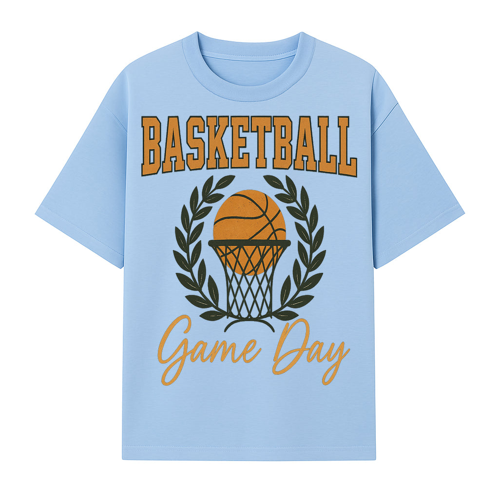 Basketball Game Day T-Shirt | Sporty Athleisure Apparel | Perfect for Fans and Players | Trendy Athletic Wear - T-shirt 1758186573269.jpg