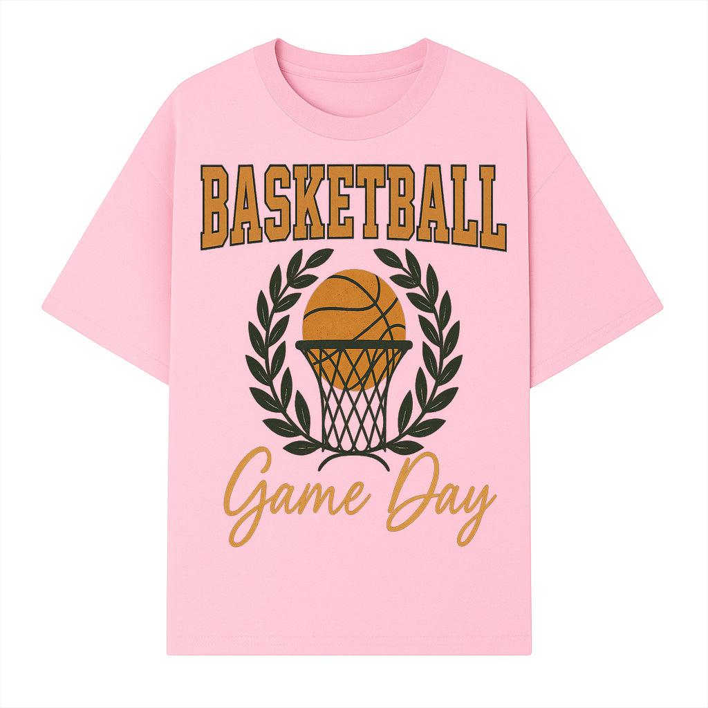 Basketball Game Day T-Shirt | Sporty Athleisure Apparel | Perfect for Fans and Players | Trendy Athletic Wear - T-shirt 1758186573391.jpg