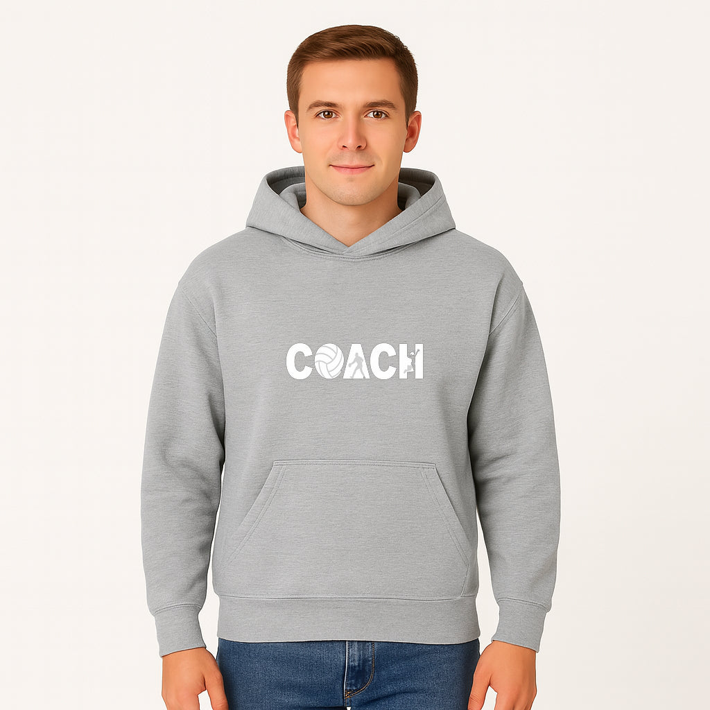 Coach Wall Art Decal - Sports Theme with Volleyball, Basketball, & Athletes - Perfect for Coaching or Sports Room D cor - Hoodie 1758186573968.jpg