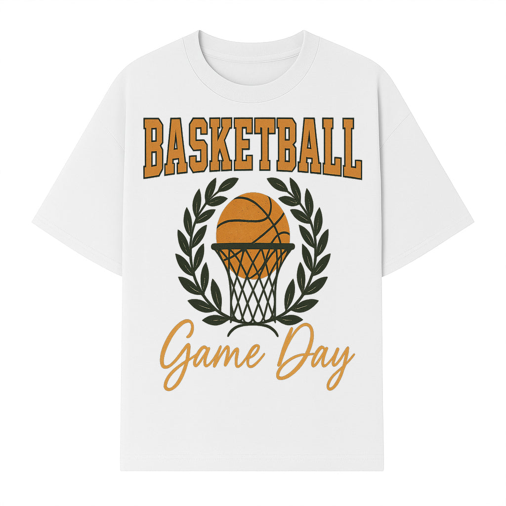 Basketball Game Day T-Shirt | Sporty Athleisure Apparel | Perfect for Fans and Players | Trendy Athletic Wear - T-shirt 1758186574166.jpg