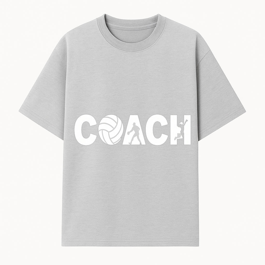 Coach Wall Art Decal - Sports Theme with Volleyball, Basketball, & Athletes - Perfect for Coaching or Sports Room D cor - T-shirt 1758186574233.jpg
