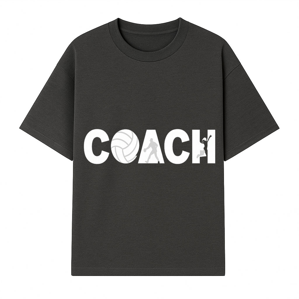 Coach Wall Art Decal - Sports Theme with Volleyball, Basketball, & Athletes - Perfect for Coaching or Sports Room D cor - T-shirt 1758186574563.jpg