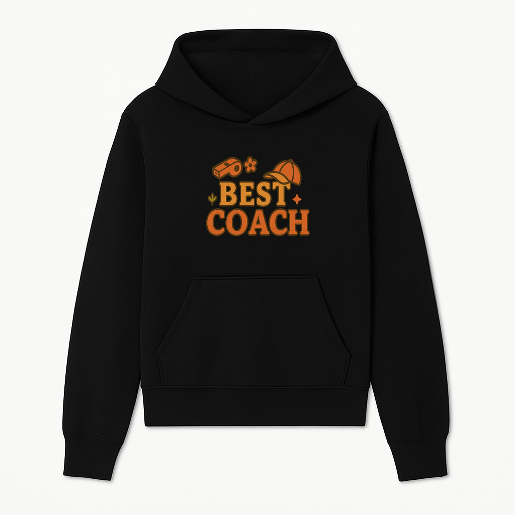 Best Coach Graphic Tee - Sports Coaching Shirt with Whistle and Cap Design - Perfect Gift for Coaches and Team Leaders - Hoodie 1758186574651.jpg