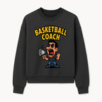 Basketball Coach Cartoon Graphic Tee - Funny Sports Apparel for Coaches & Players - Sweatshirt 1758186574679.jpg