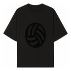 Black Volleyball Graphic Design T-Shirt for Sports Lovers, Athletes, and Team Players - Unique Athletic Apparel - T-shirt 1758186574704.jpg