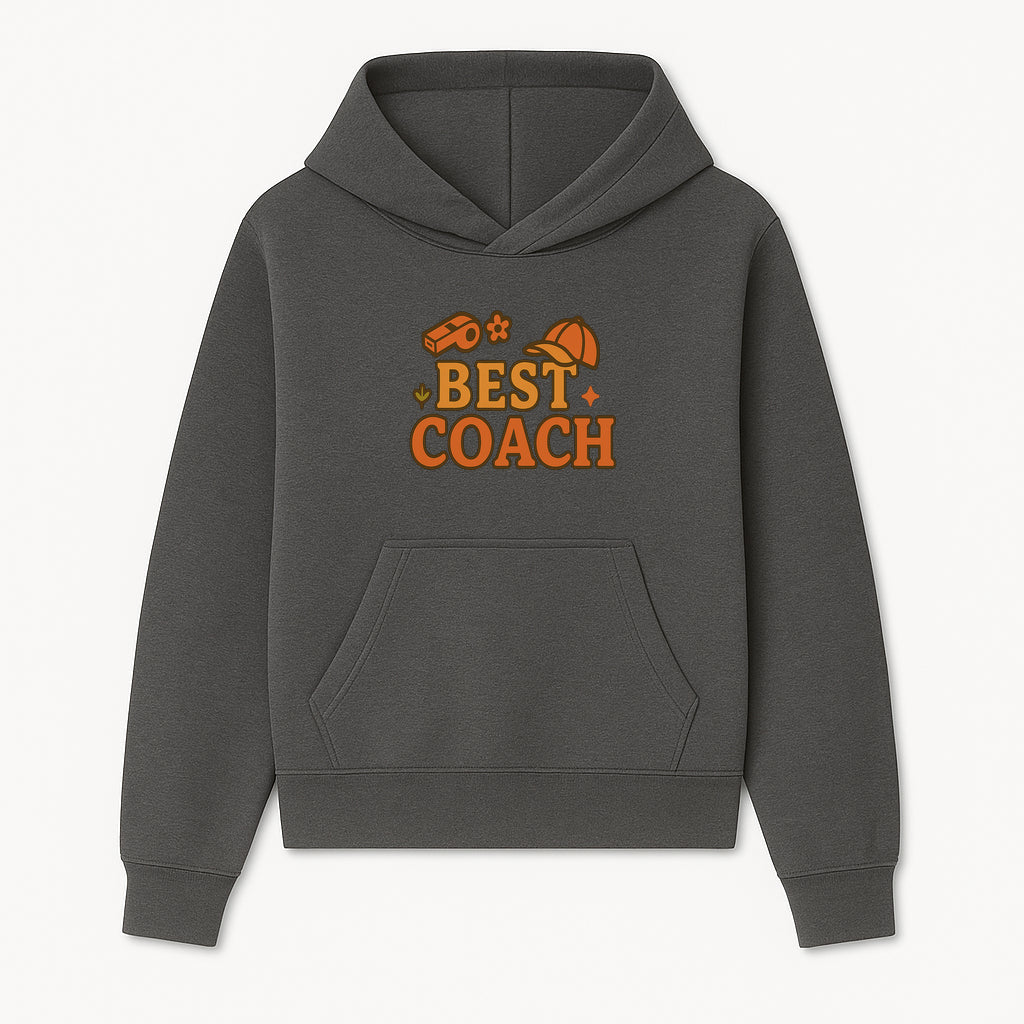 Best Coach Graphic Tee - Sports Coaching Shirt with Whistle and Cap Design - Perfect Gift for Coaches and Team Leaders - Hoodie 1758186574785.jpg