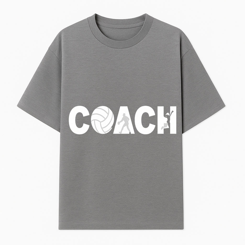 Coach Wall Art Decal - Sports Theme with Volleyball, Basketball, & Athletes - Perfect for Coaching or Sports Room D cor - T-shirt 1758186574847.jpg