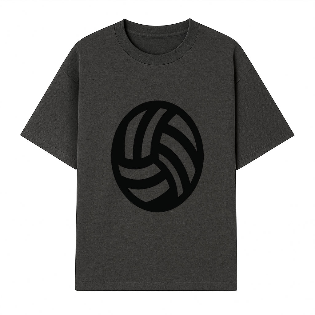 Black Volleyball Graphic Design T-Shirt for Sports Lovers, Athletes, and Team Players - Unique Athletic Apparel - T-shirt 1758186574856.jpg