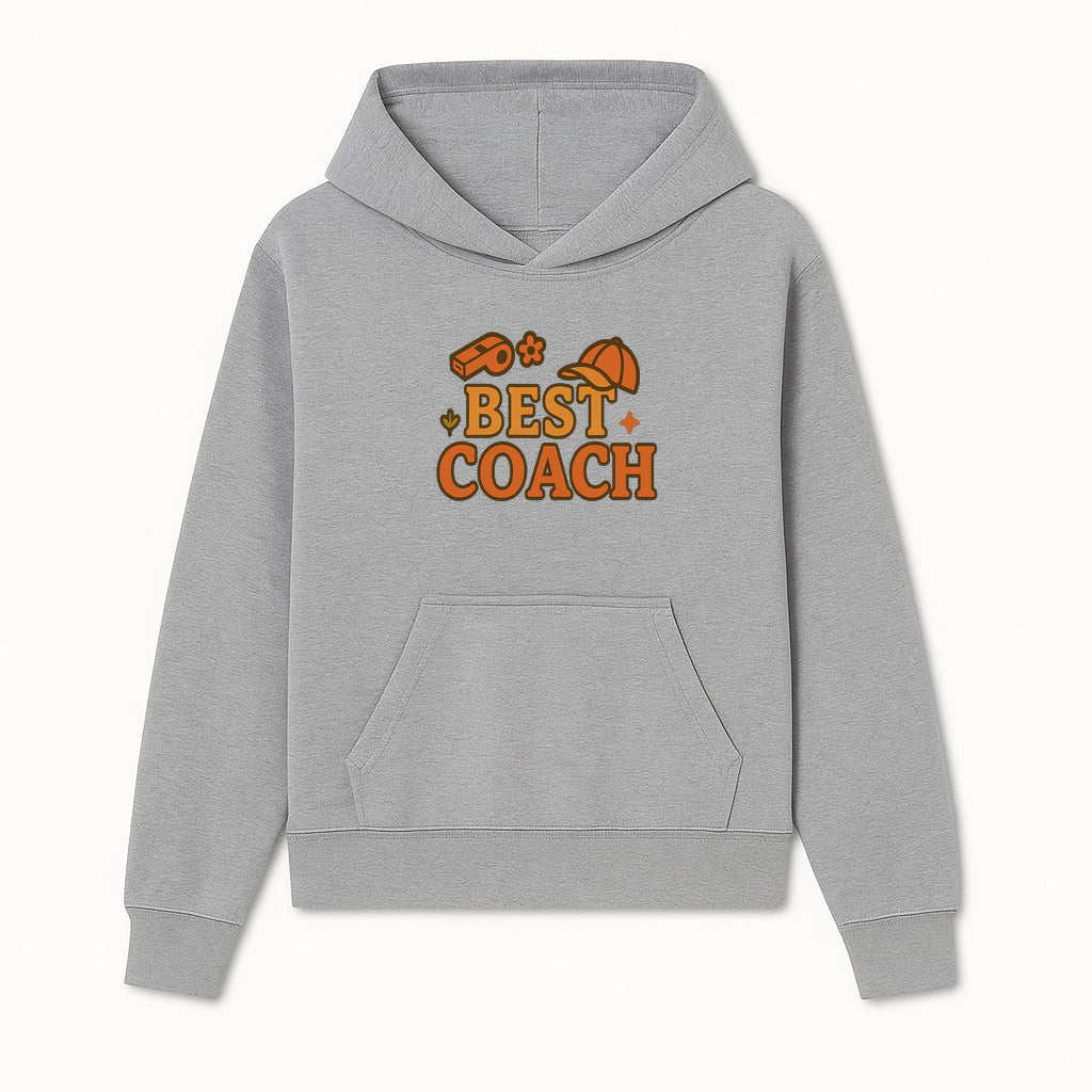 Best Coach Graphic Tee - Sports Coaching Shirt with Whistle and Cap Design - Perfect Gift for Coaches and Team Leaders - Hoodie 1758186575064.jpg