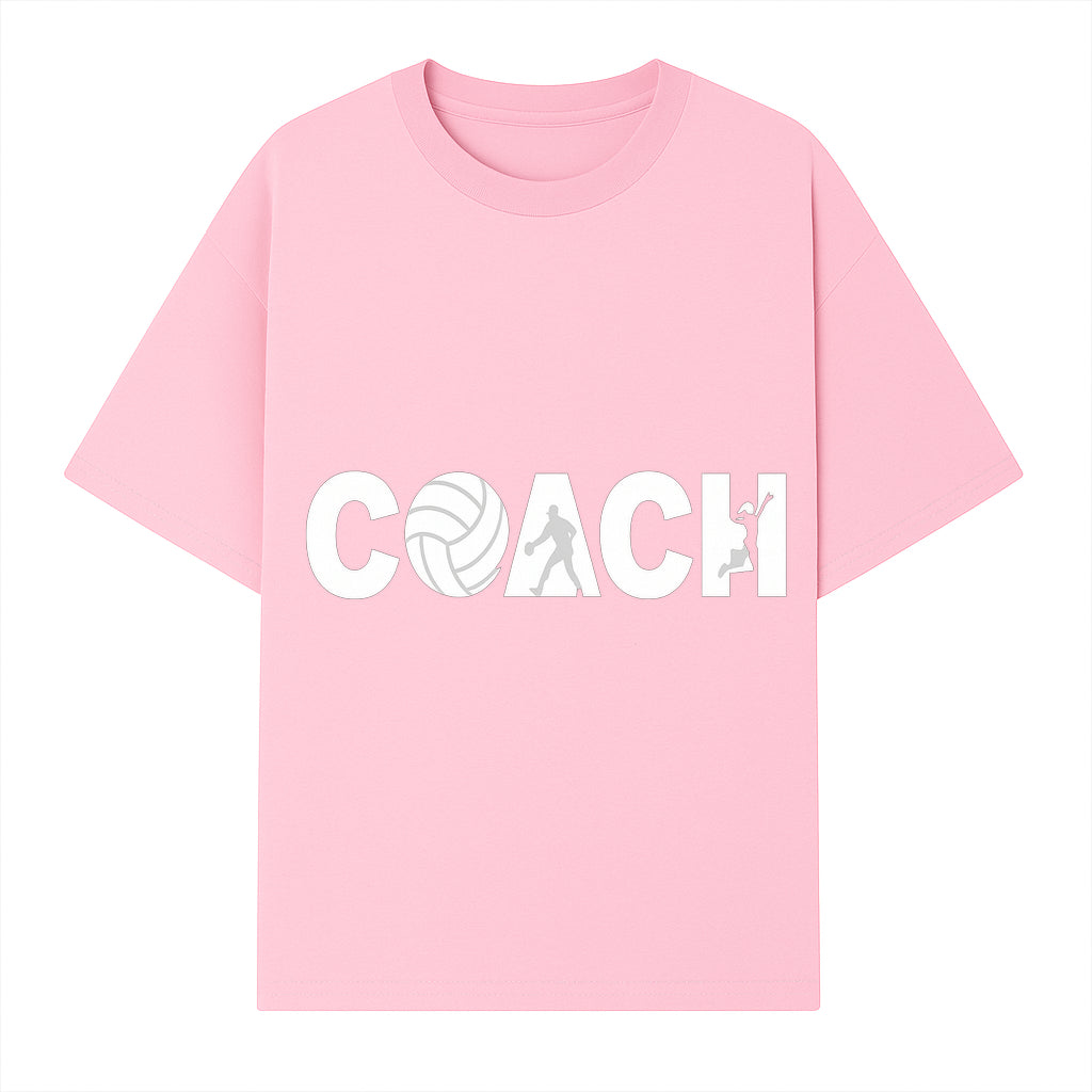 Coach Wall Art Decal - Sports Theme with Volleyball, Basketball, & Athletes - Perfect for Coaching or Sports Room D cor - T-shirt 1758186575131.jpg