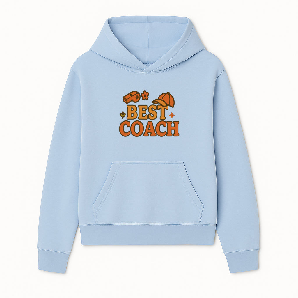 Best Coach Graphic Tee - Sports Coaching Shirt with Whistle and Cap Design - Perfect Gift for Coaches and Team Leaders - Hoodie 1758186575230.jpg