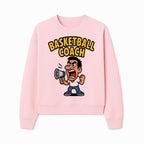 Basketball Coach Cartoon Graphic Tee - Funny Sports Apparel for Coaches & Players - Sweatshirt 1758186575271.jpg