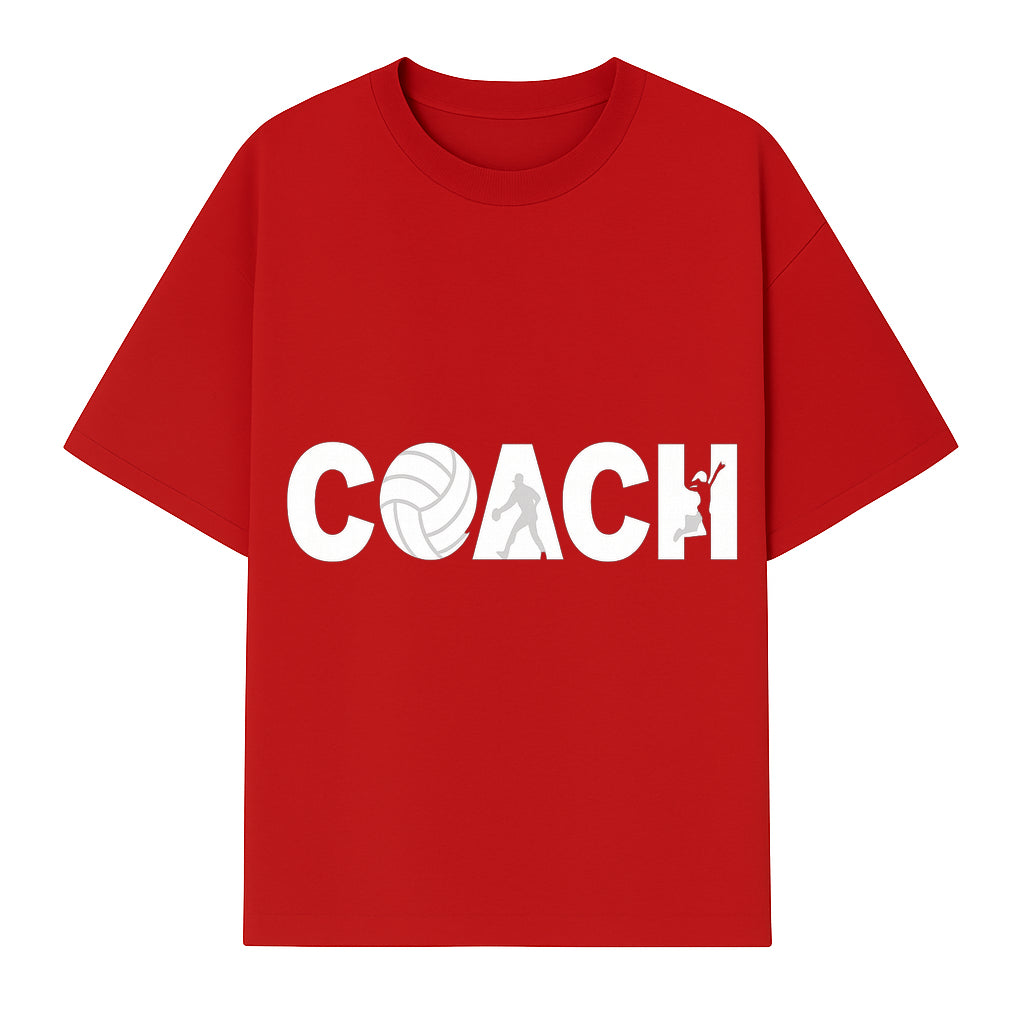 Coach Wall Art Decal - Sports Theme with Volleyball, Basketball, & Athletes - Perfect for Coaching or Sports Room D cor - T-shirt 1758186575620.jpg