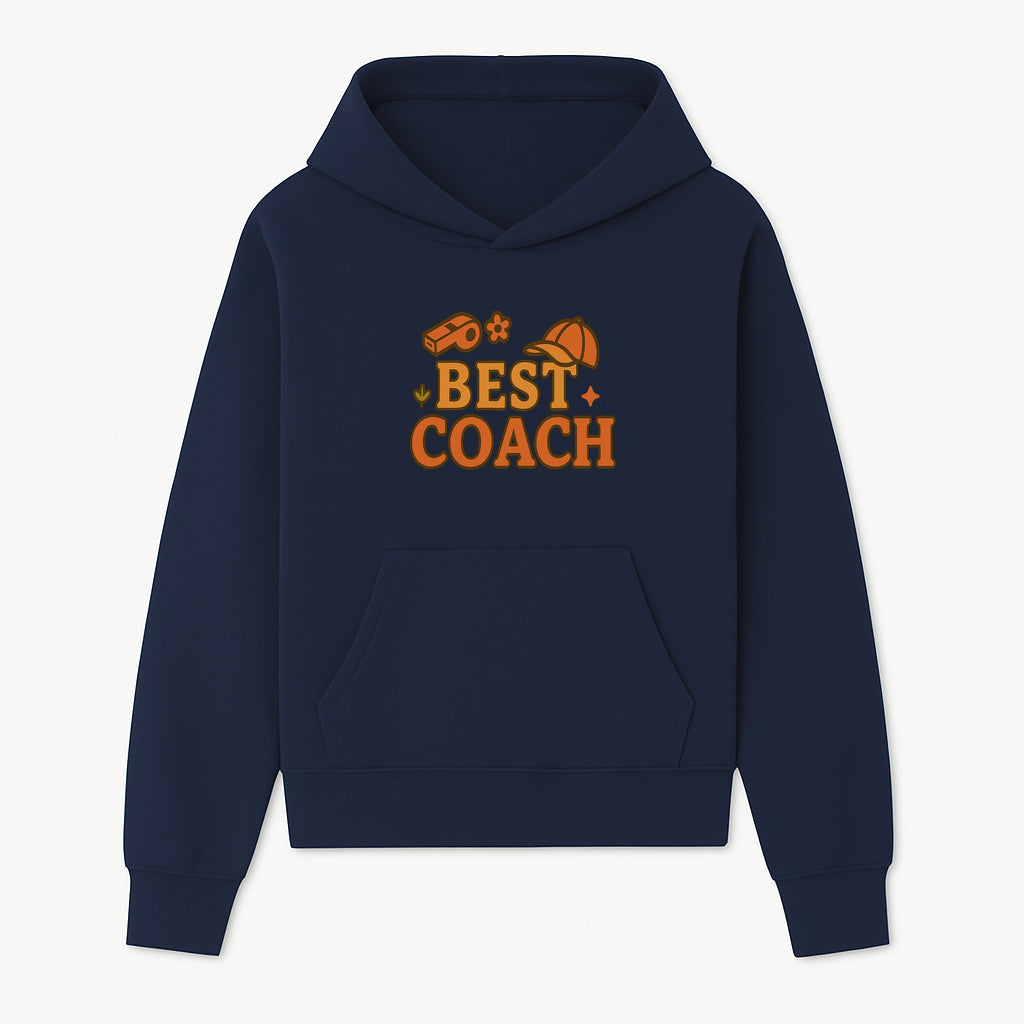 Best Coach Graphic Tee - Sports Coaching Shirt with Whistle and Cap Design - Perfect Gift for Coaches and Team Leaders - Hoodie 1758186575668.jpg