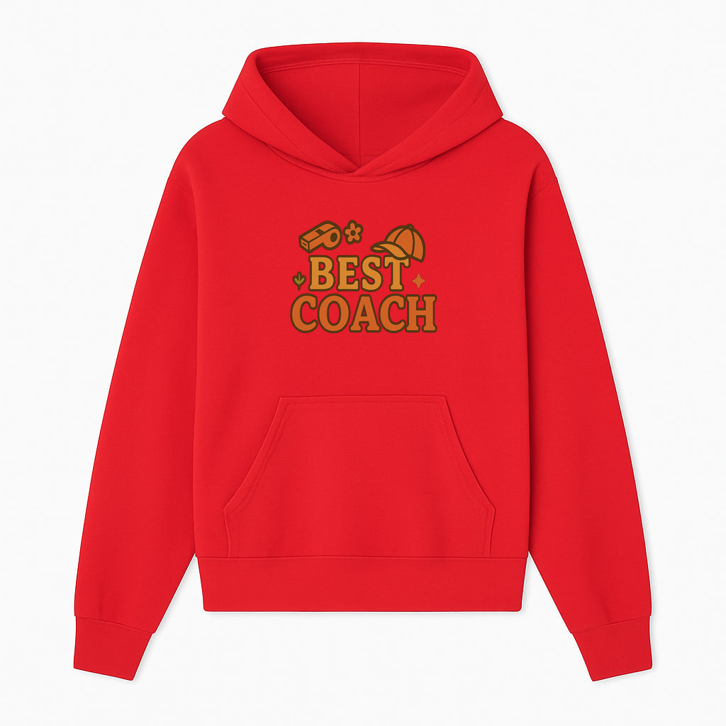 Best Coach Graphic Tee - Sports Coaching Shirt with Whistle and Cap Design - Perfect Gift for Coaches and Team Leaders - Hoodie 1758186575808.jpg