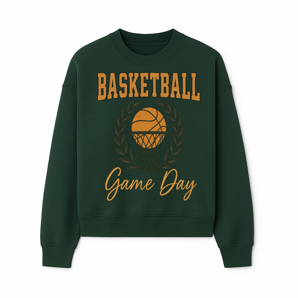 Basketball Game Day T-Shirt | Sporty Athleisure Apparel | Perfect for Fans and Players | Trendy Athletic Wear - Sweatshirt 1758186575986.jpg