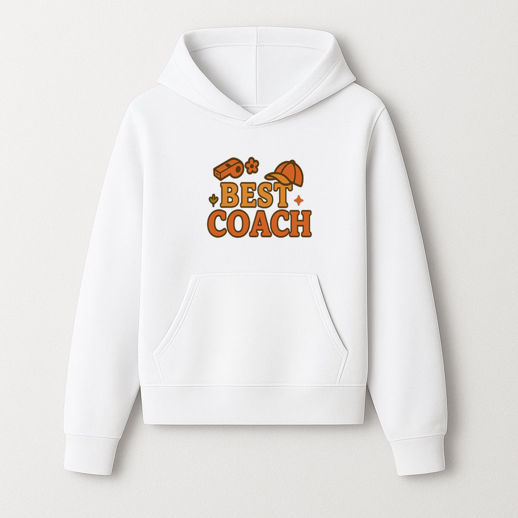 Best Coach Graphic Tee - Sports Coaching Shirt with Whistle and Cap Design - Perfect Gift for Coaches and Team Leaders - Hoodie 1758186576049.jpg