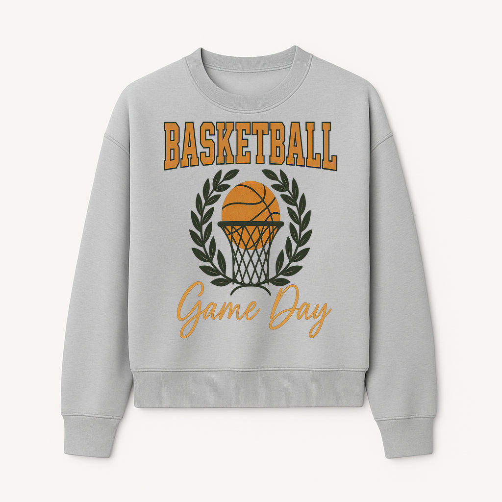 Basketball Game Day T-Shirt | Sporty Athleisure Apparel | Perfect for Fans and Players | Trendy Athletic Wear - Sweatshirt 1758186576121.jpg