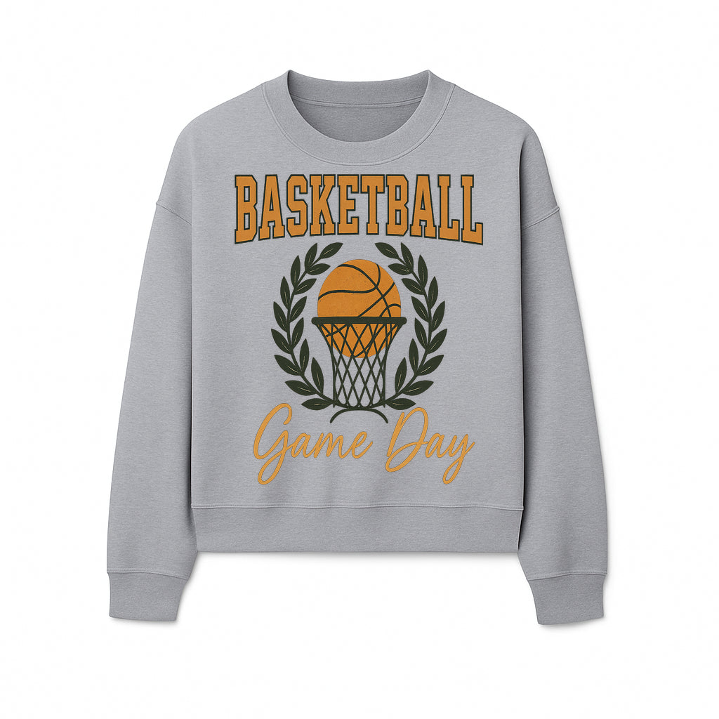 Basketball Game Day T-Shirt | Sporty Athleisure Apparel | Perfect for Fans and Players | Trendy Athletic Wear - Sweatshirt 1758186576970.jpg