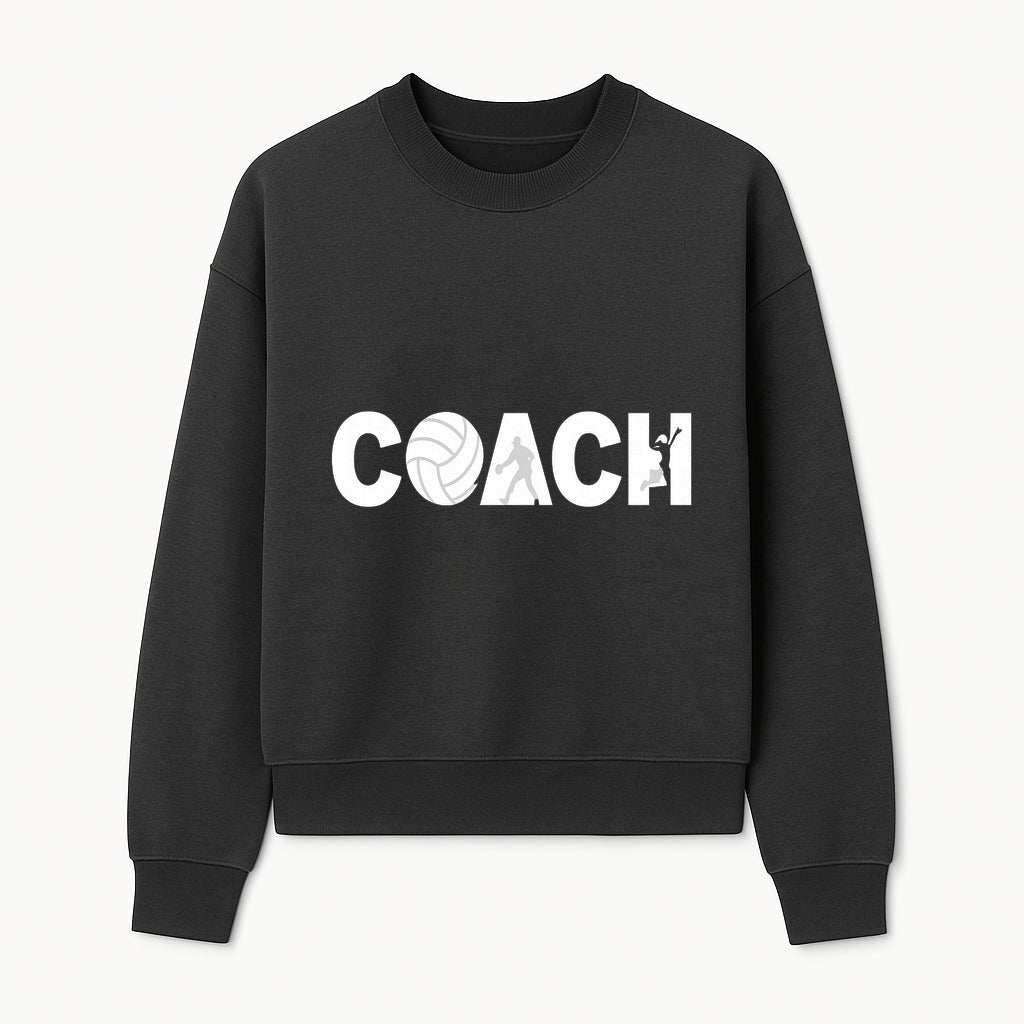Coach Wall Art Decal - Sports Theme with Volleyball, Basketball, & Athletes - Perfect for Coaching or Sports Room D cor - Sweatshirt 1758186577659.jpg