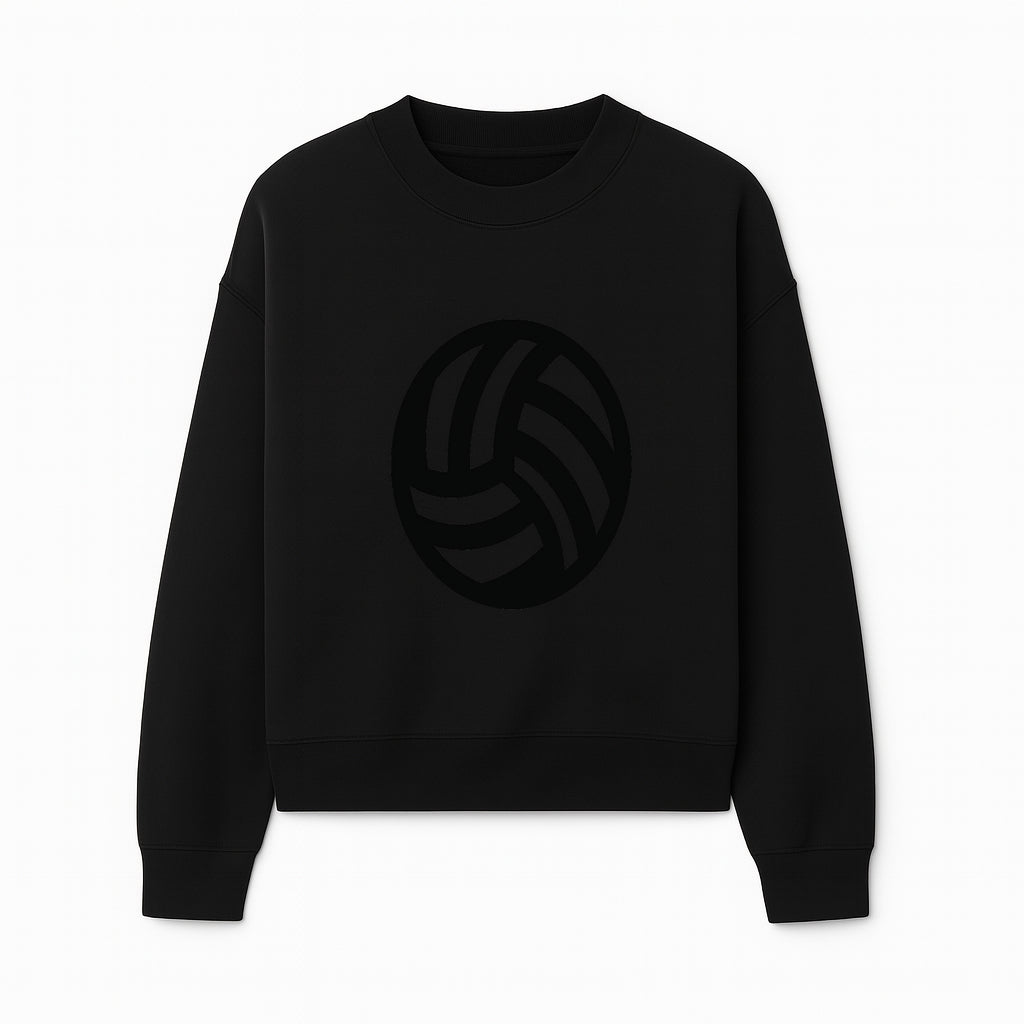 Black Volleyball Graphic Design T-Shirt for Sports Lovers, Athletes, and Team Players - Unique Athletic Apparel - Sweatshirt 1758186577741.jpg