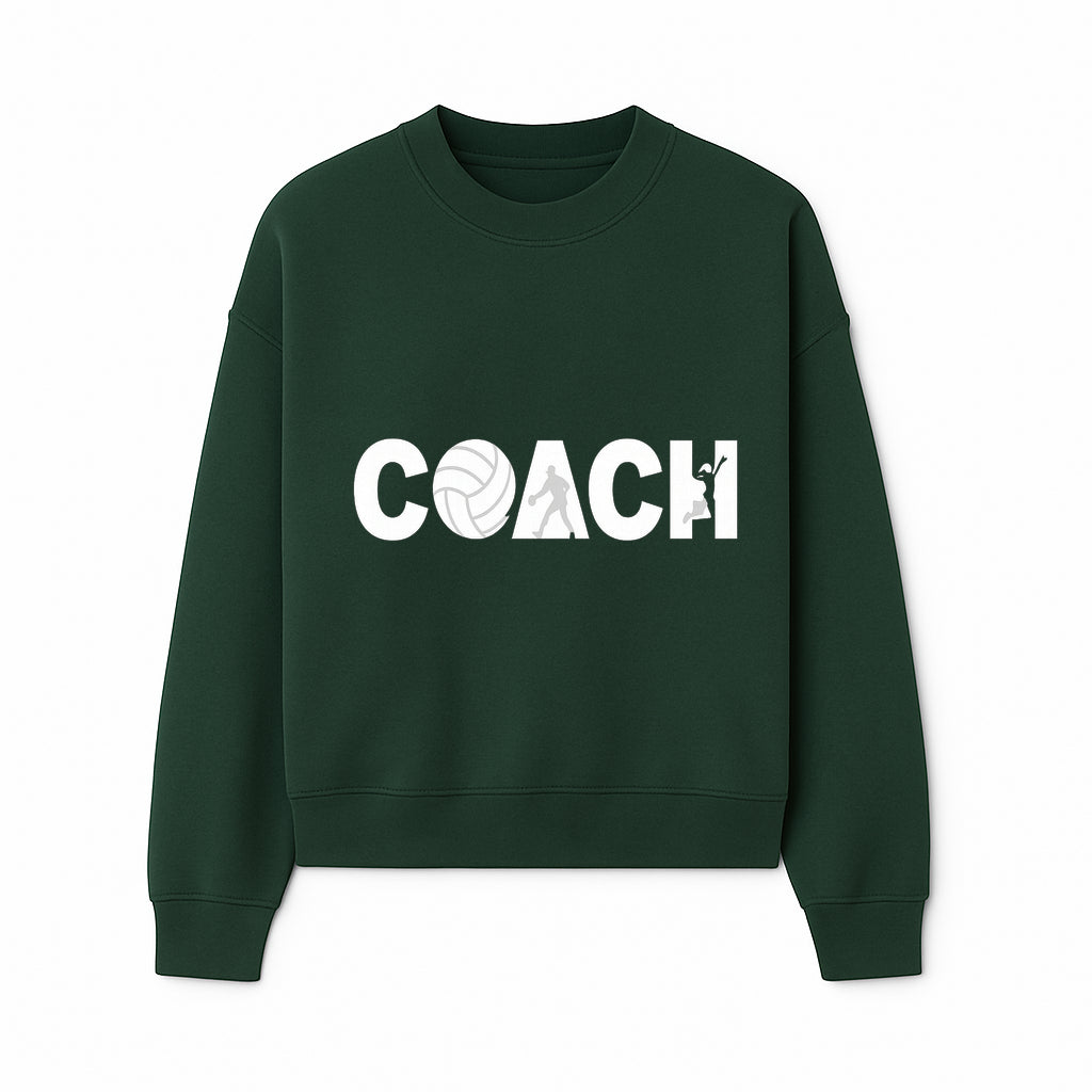 Coach Wall Art Decal - Sports Theme with Volleyball, Basketball, & Athletes - Perfect for Coaching or Sports Room D cor - Sweatshirt 1758186577780.jpg