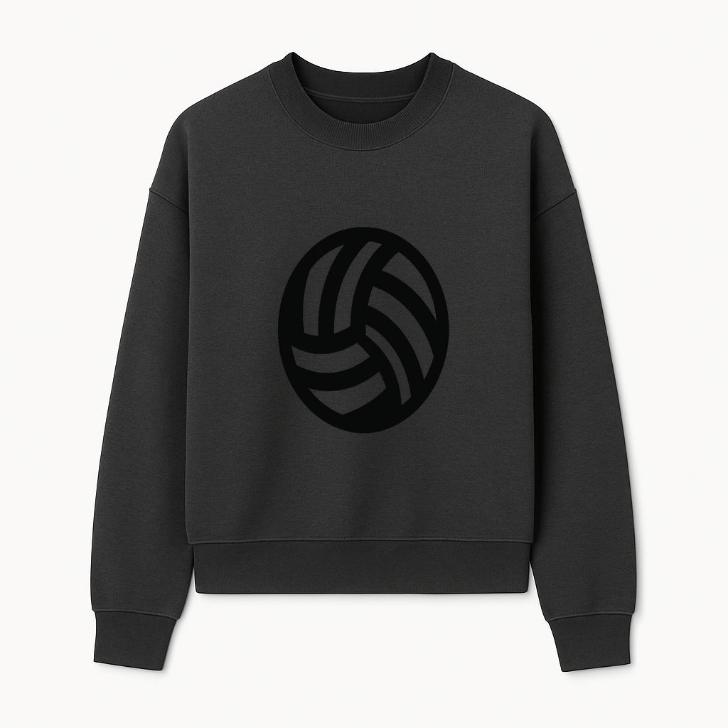 Black Volleyball Graphic Design T-Shirt for Sports Lovers, Athletes, and Team Players - Unique Athletic Apparel - Sweatshirt 1758186577883.jpg