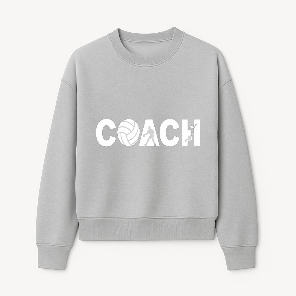 Coach Wall Art Decal - Sports Theme with Volleyball, Basketball, & Athletes - Perfect for Coaching or Sports Room D cor - Sweatshirt 1758186577918.jpg