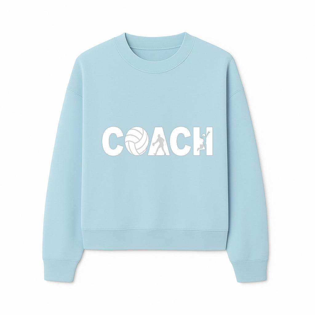 Coach Wall Art Decal - Sports Theme with Volleyball, Basketball, & Athletes - Perfect for Coaching or Sports Room D cor - Sweatshirt 1758186578068.jpg