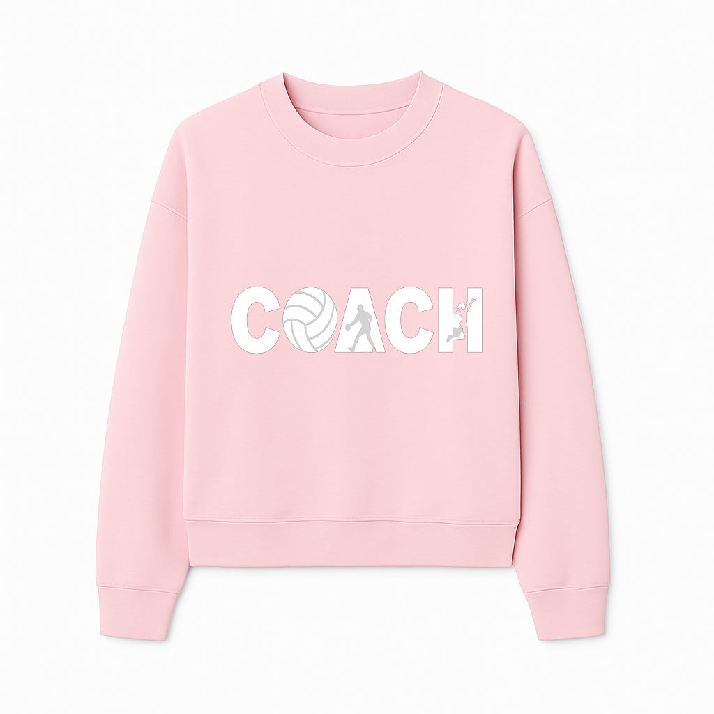Coach Wall Art Decal - Sports Theme with Volleyball, Basketball, & Athletes - Perfect for Coaching or Sports Room D cor - Sweatshirt 1758186578205.jpg