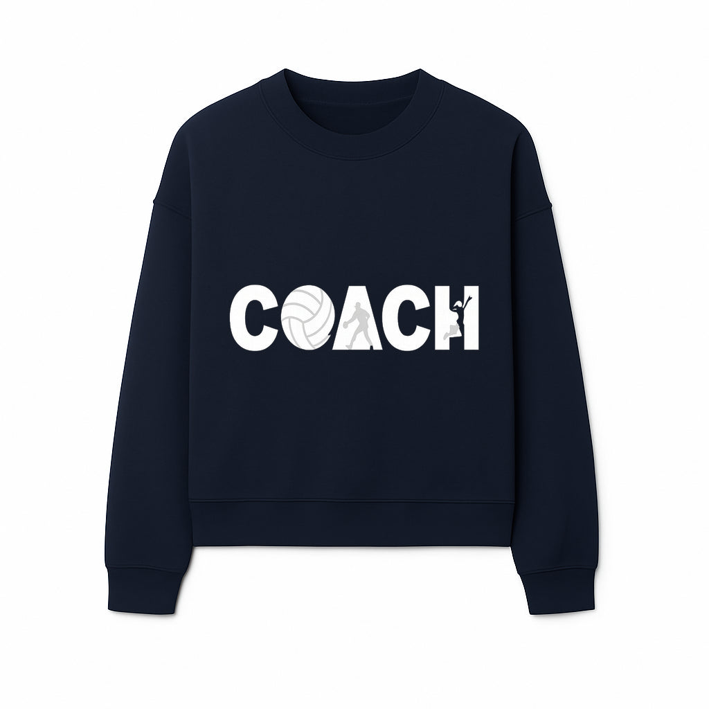 Coach Wall Art Decal - Sports Theme with Volleyball, Basketball, & Athletes - Perfect for Coaching or Sports Room D cor - Sweatshirt 1758186578486.jpg