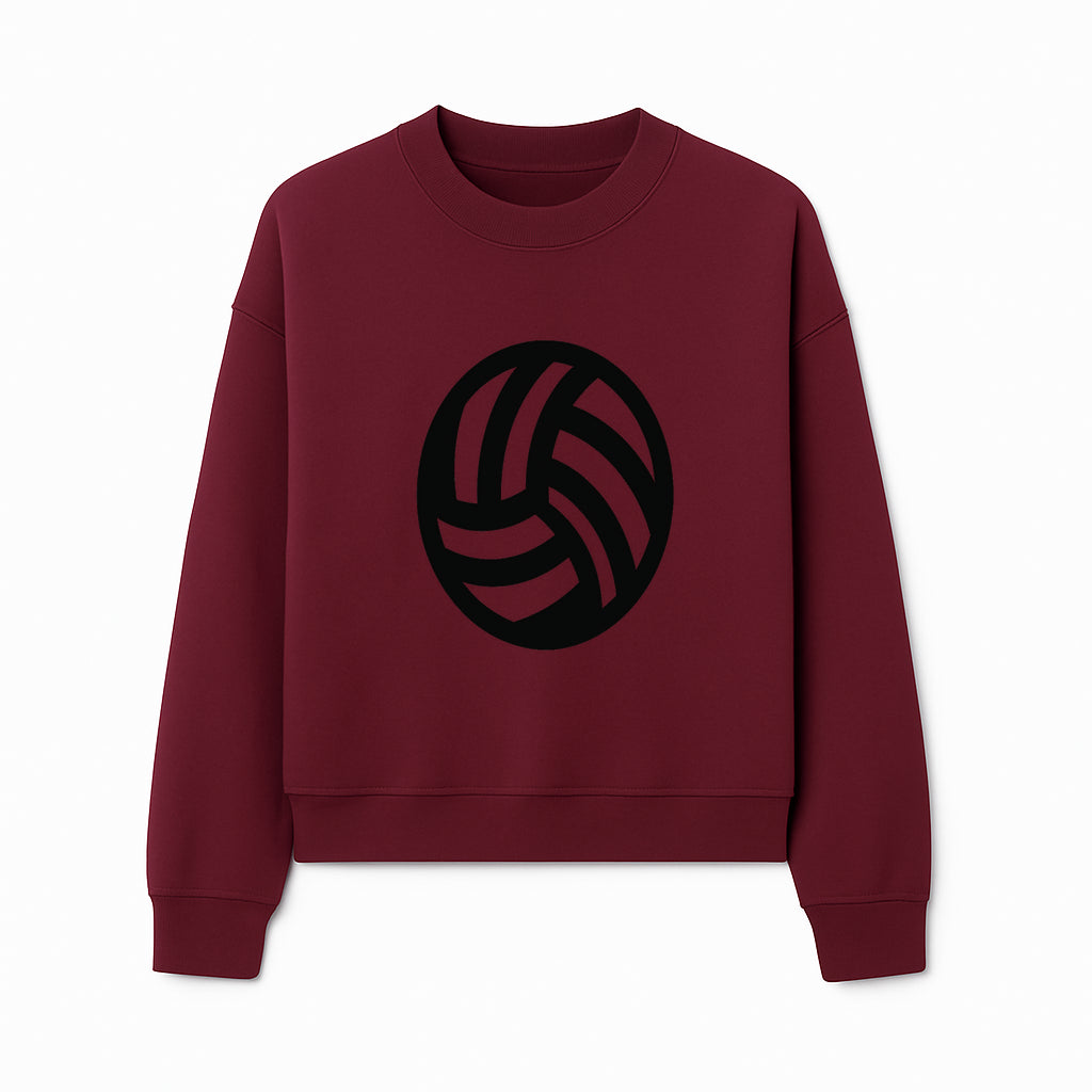 Black Volleyball Graphic Design T-Shirt for Sports Lovers, Athletes, and Team Players - Unique Athletic Apparel - Sweatshirt 1758186578614.jpg
