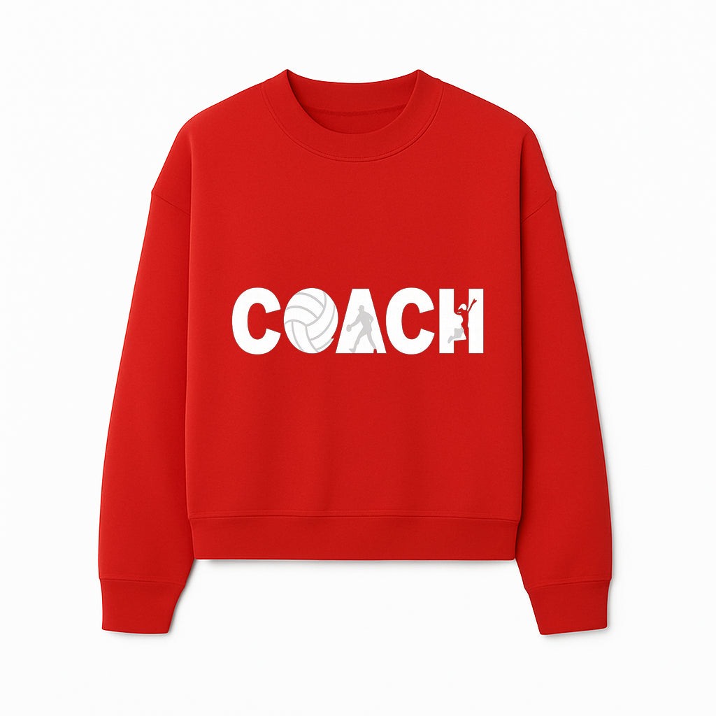 Coach Wall Art Decal - Sports Theme with Volleyball, Basketball, & Athletes - Perfect for Coaching or Sports Room D cor - Sweatshirt 1758186578623.jpg