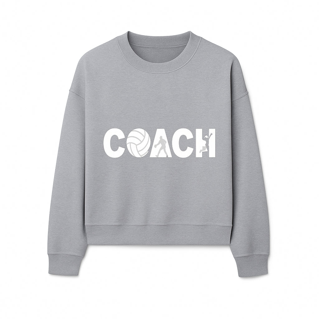 Coach Wall Art Decal - Sports Theme with Volleyball, Basketball, & Athletes - Perfect for Coaching or Sports Room D cor - Sweatshirt 1758186578729.jpg