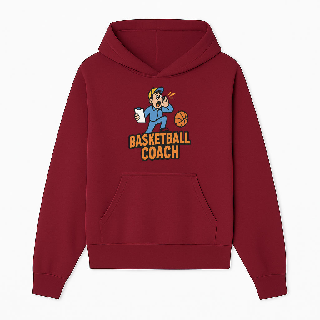Basketball Coach Graphic Tee - Sports Team Apparel, Funny Coaching Design, Men's Women's Casual Wear, Gift for Coaches, Fans - Hoodie 1758186578774.jpg