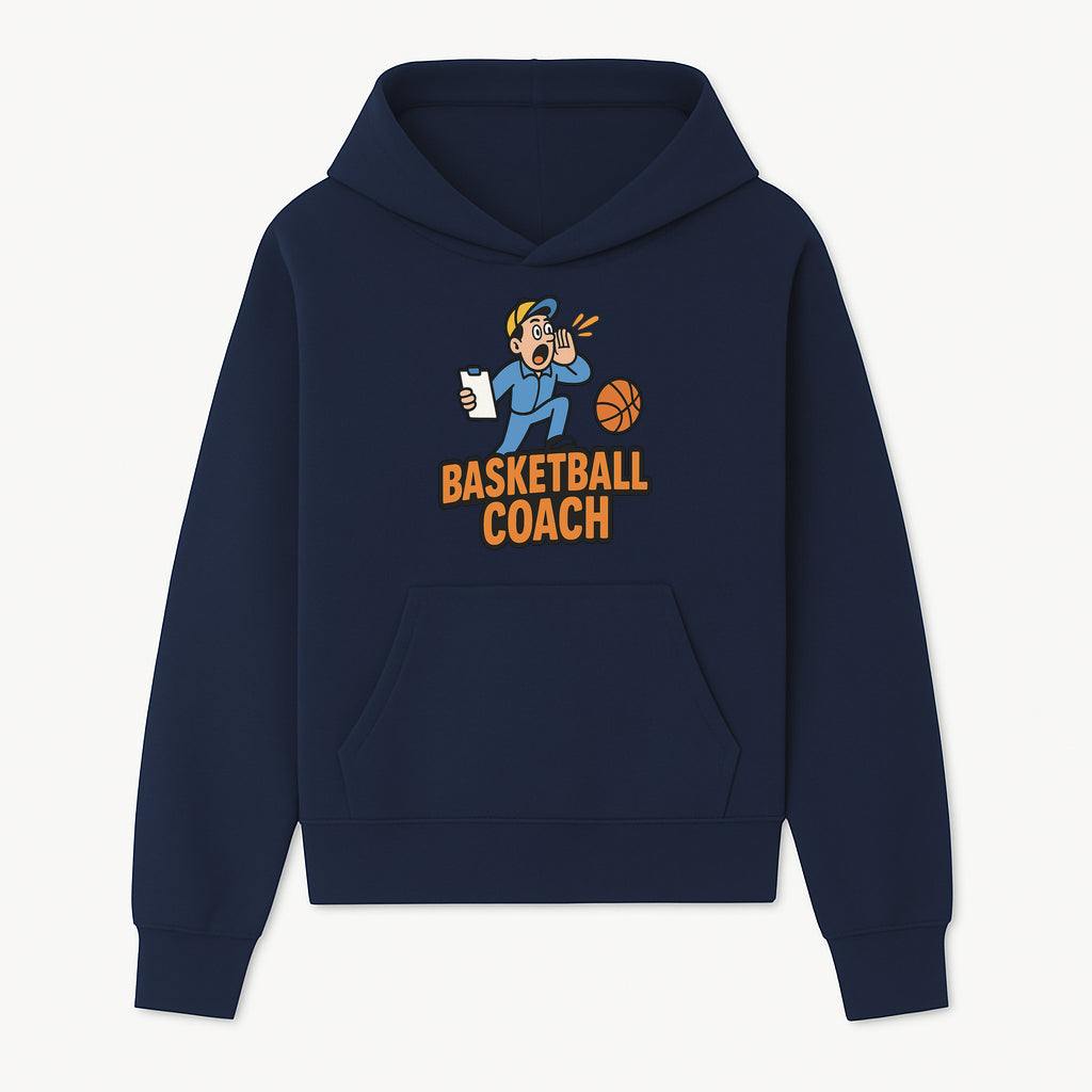 Basketball Coach Graphic Tee - Sports Team Apparel, Funny Coaching Design, Men's Women's Casual Wear, Gift for Coaches, Fans - Hoodie 1758186578906.jpg
