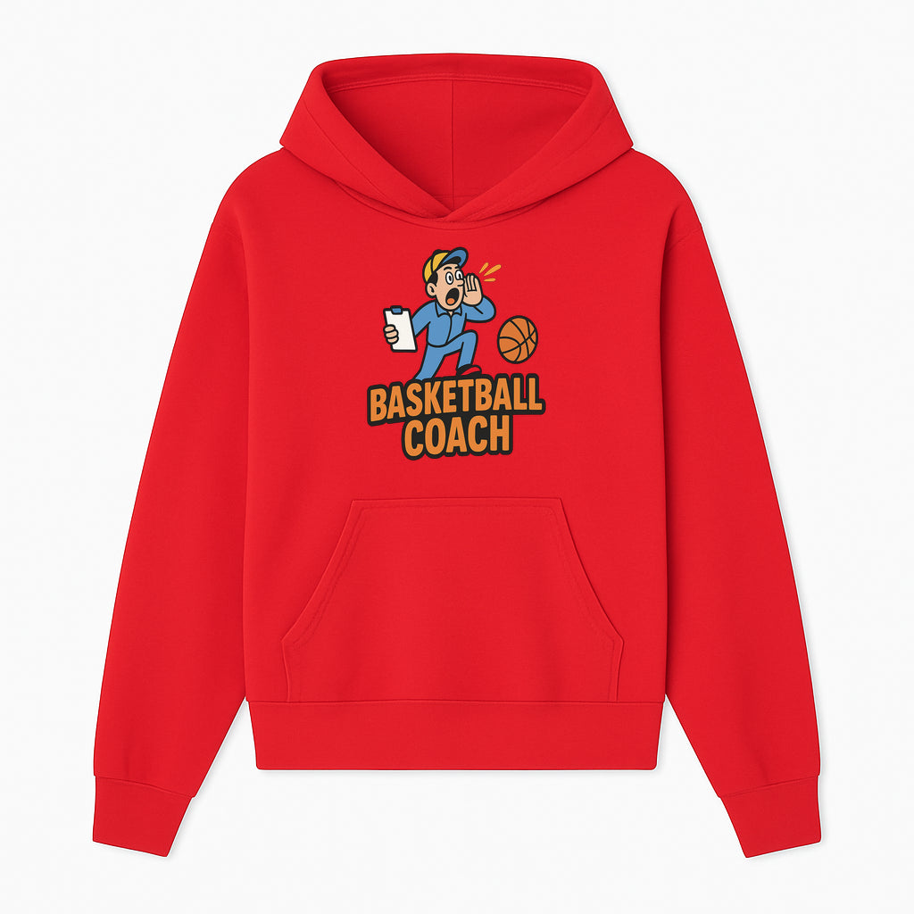 Basketball Coach Graphic Tee - Sports Team Apparel, Funny Coaching Design, Men's Women's Casual Wear, Gift for Coaches, Fans - Hoodie 1758186579046.jpg