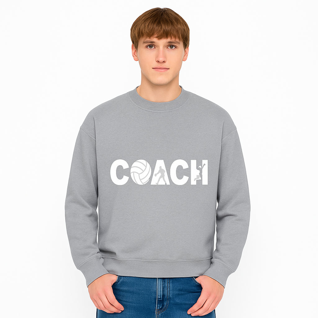 Coach Wall Art Decal - Sports Theme with Volleyball, Basketball, & Athletes - Perfect for Coaching or Sports Room D cor - Sweatshirt 1758186580006.jpg