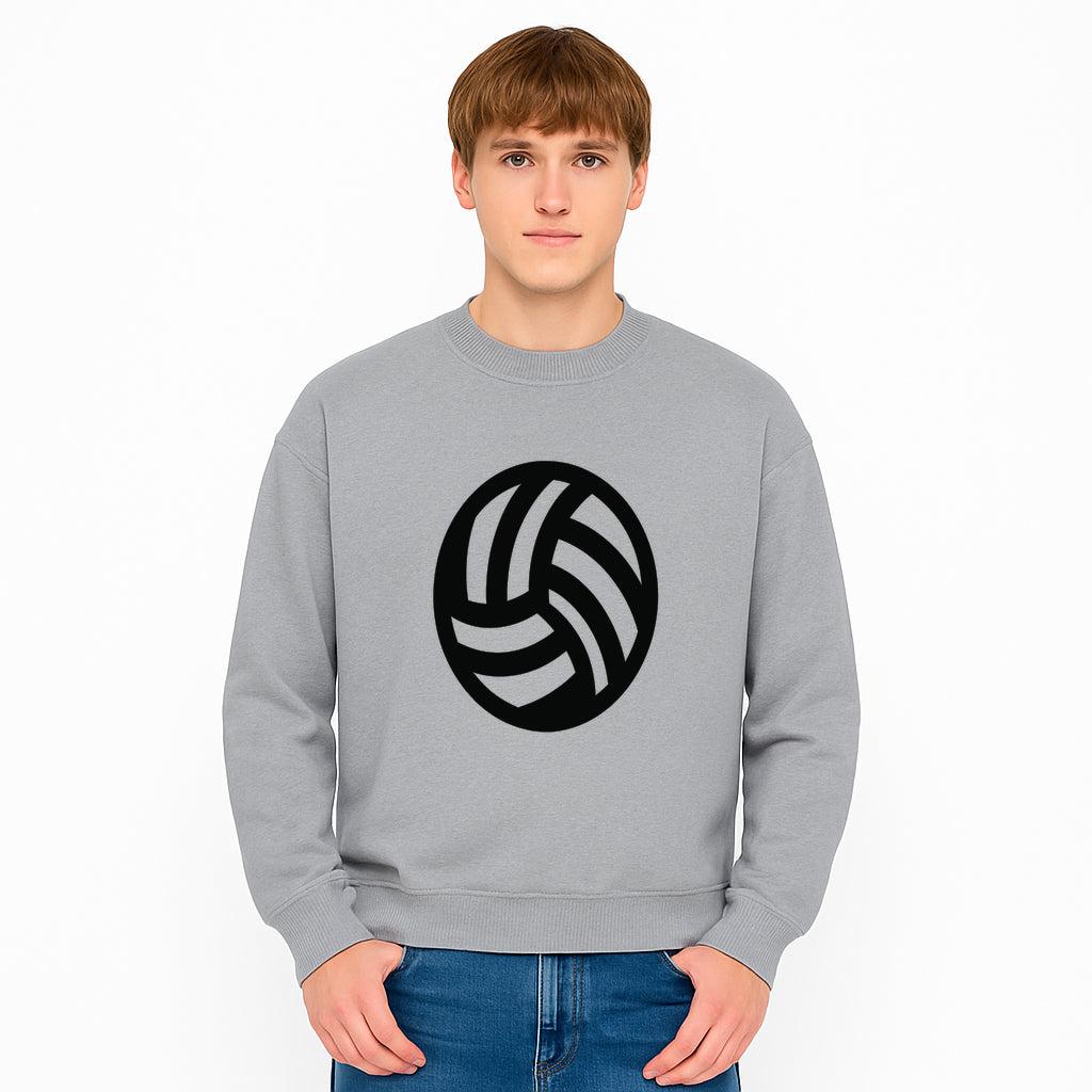 Black Volleyball Graphic Design T-Shirt for Sports Lovers, Athletes, and Team Players - Unique Athletic Apparel - Sweatshirt 1758186580298.jpg