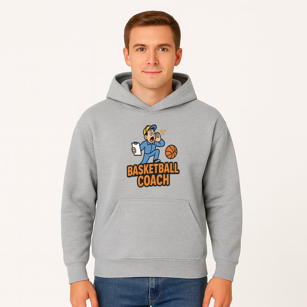 Basketball Coach Graphic Tee - Sports Team Apparel, Funny Coaching Design, Men's Women's Casual Wear, Gift for Coaches, Fans - Hoodie 1758186580455.jpg