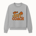 Best Coach Graphic Tee - Sports Coaching Shirt with Whistle and Cap Design - Perfect Gift for Coaches and Team Leaders - Sweatshirt 1758186580675.jpg