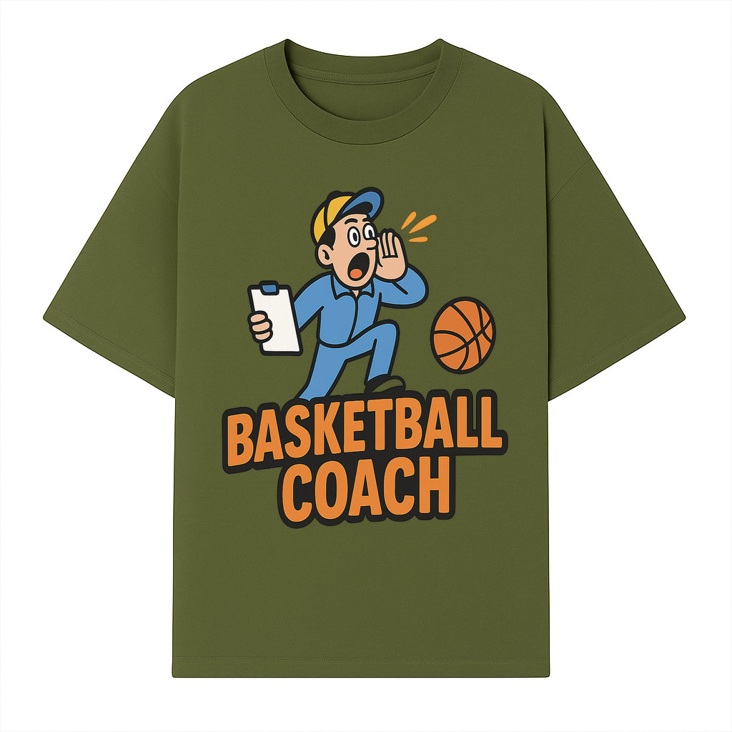 Basketball Coach Graphic Tee - Sports Team Apparel, Funny Coaching Design, Men's Women's Casual Wear, Gift for Coaches, Fans - T-shirt 1758186581151.jpg