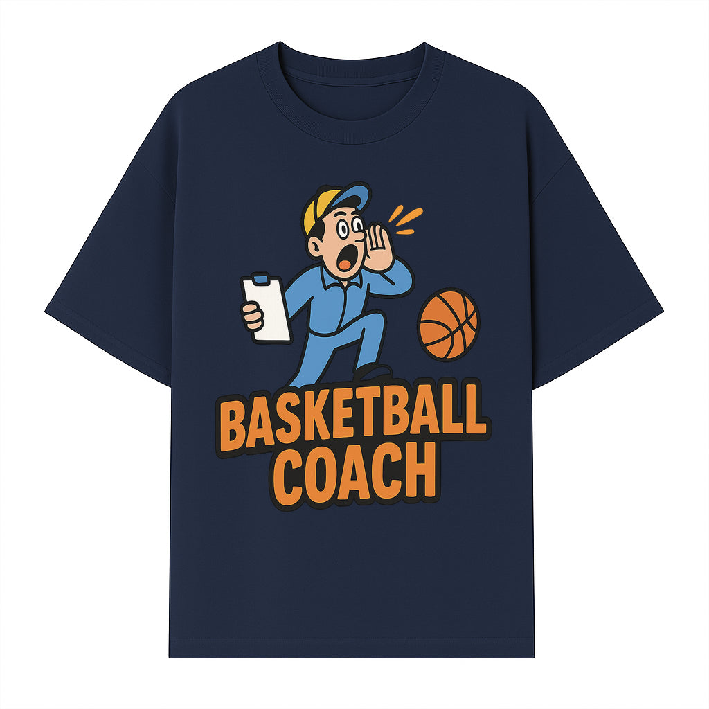 Basketball Coach Graphic Tee - Sports Team Apparel, Funny Coaching Design, Men's Women's Casual Wear, Gift for Coaches, Fans - T-shirt 1758186581872.jpg