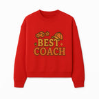 Best Coach Graphic Tee - Sports Coaching Shirt with Whistle and Cap Design - Perfect Gift for Coaches and Team Leaders - Sweatshirt 1758186581975.jpg