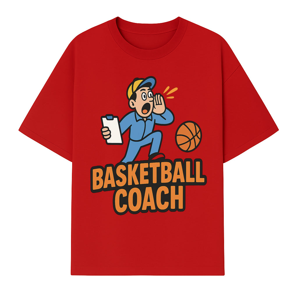 Basketball Coach Graphic Tee - Sports Team Apparel, Funny Coaching Design, Men's Women's Casual Wear, Gift for Coaches, Fans - T-shirt 1758186582008.jpg