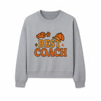 Best Coach Graphic Tee - Sports Coaching Shirt with Whistle and Cap Design - Perfect Gift for Coaches and Team Leaders - Sweatshirt 1758186582113.jpg