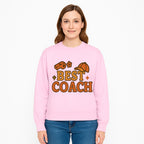 Best Coach Graphic Tee - Sports Coaching Shirt with Whistle and Cap Design - Perfect Gift for Coaches and Team Leaders - Sweatshirt 1758186583592.jpg